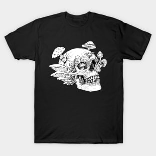 Skull and Mushrooms T-Shirt